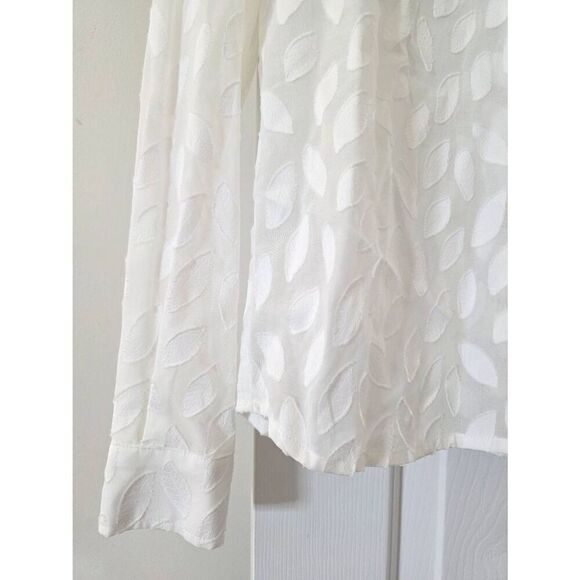 Danielle rollins Elsie Shirt in Fil Coupe $396 Sz S - Picture 3 of 11